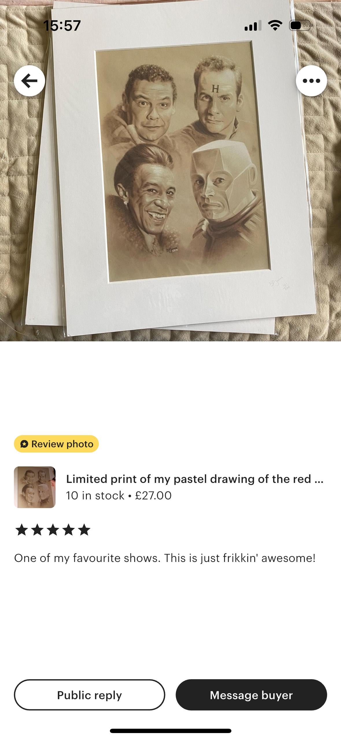 Limited print of my pastel drawing of the red dwarf crew