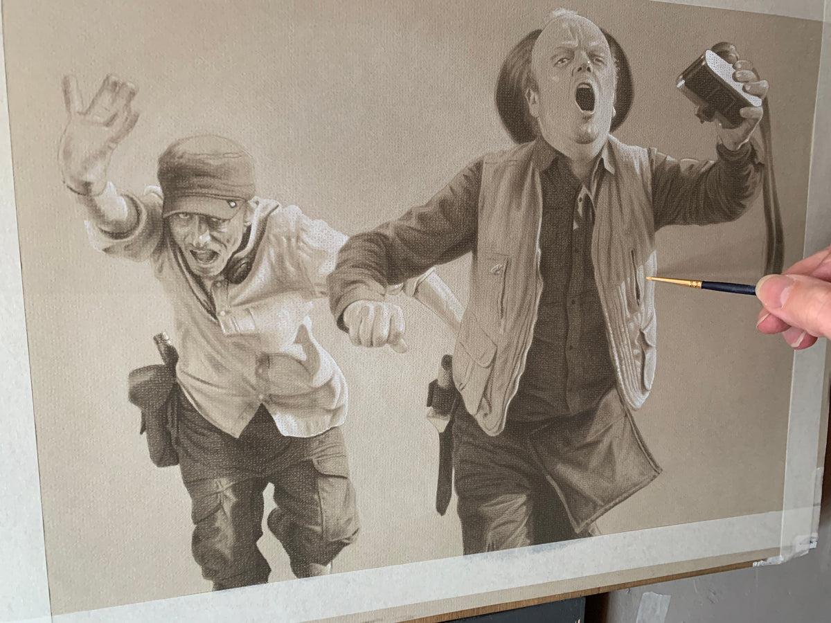 Buy any 2 for £40. The Detectorists limited prints