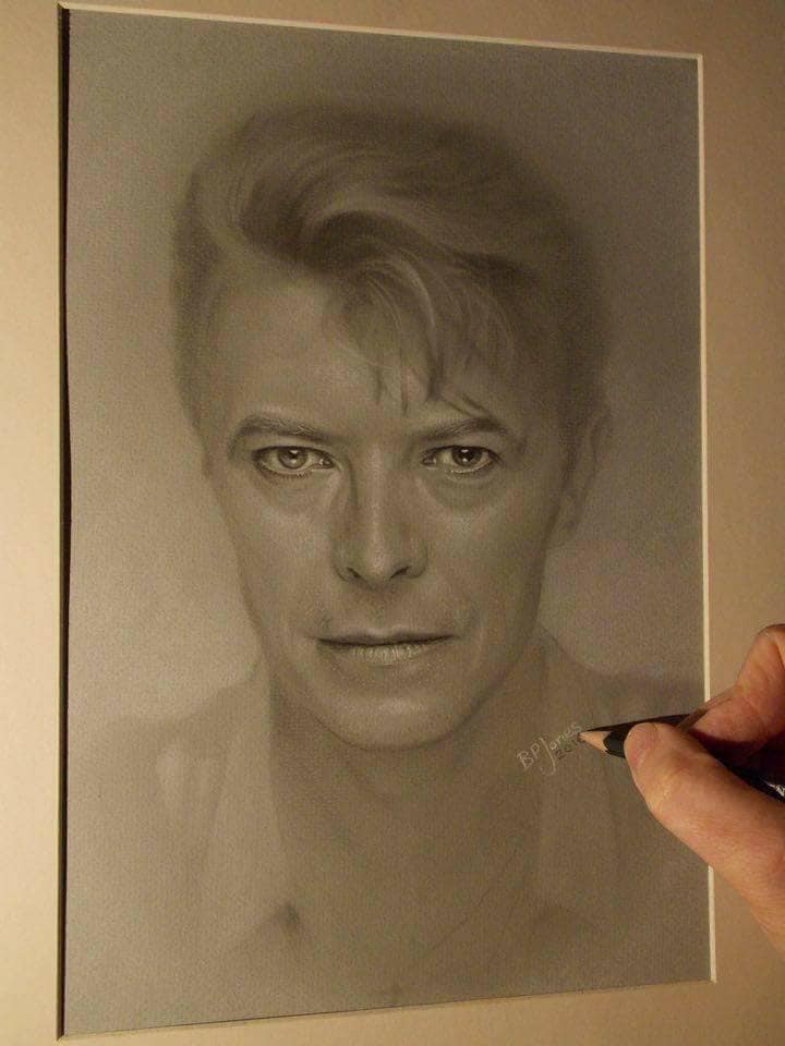 Limited print of my david bowie drawing