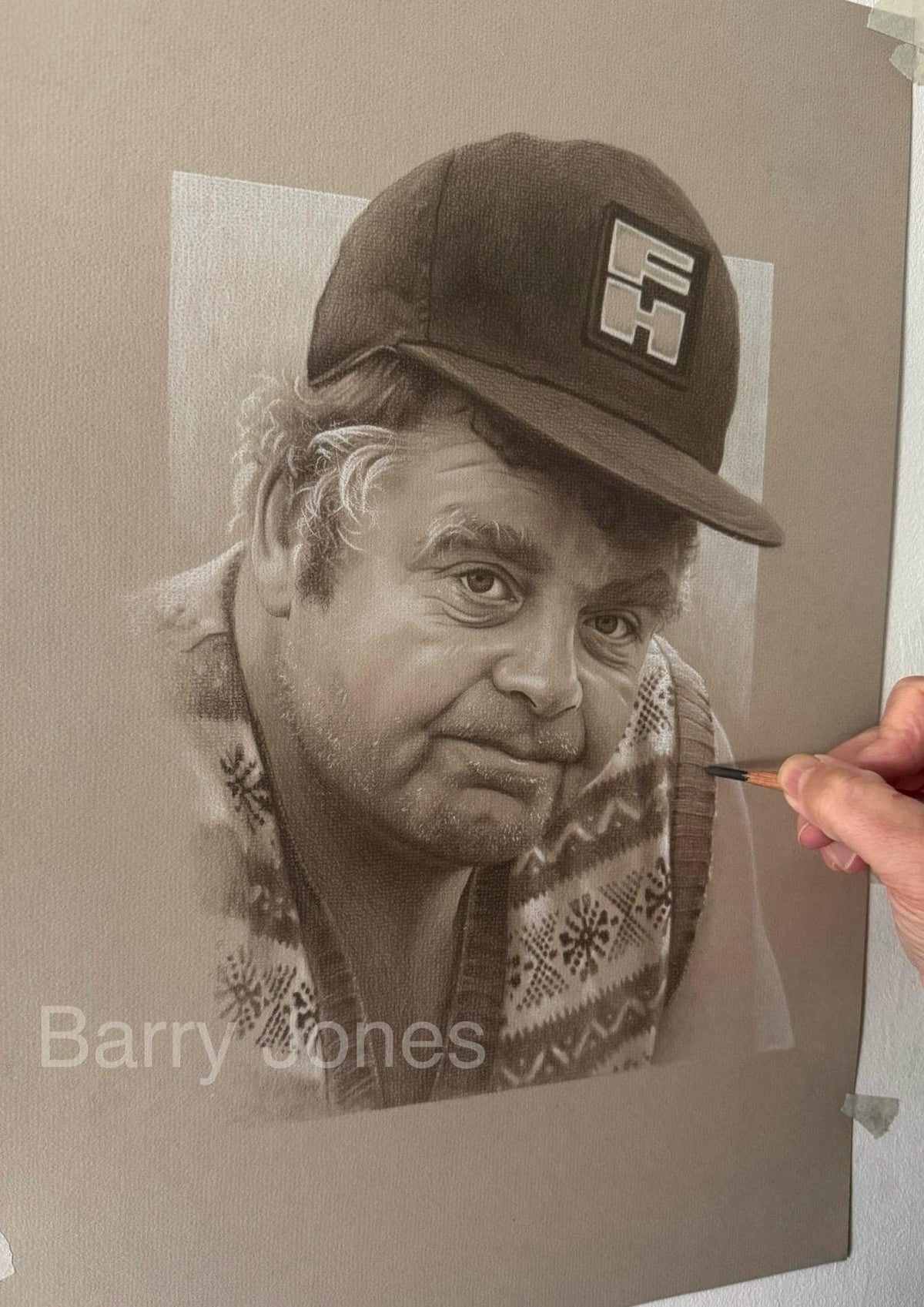 Limited print taken from my pastel drawing of Onslow from keeping up appearances