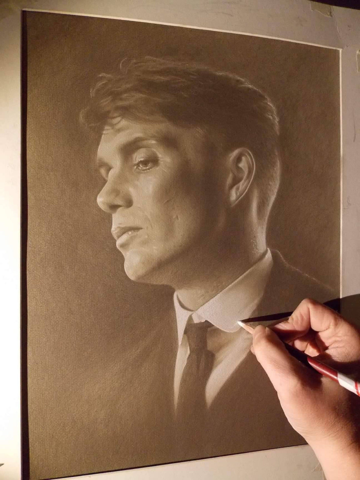Limited print taken from my gangster pastel drawing
