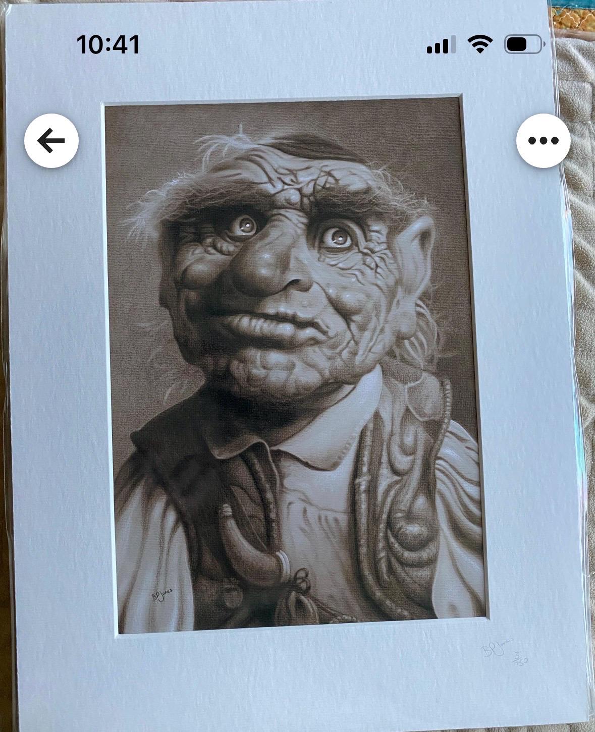Hoggle labyrinth limited print