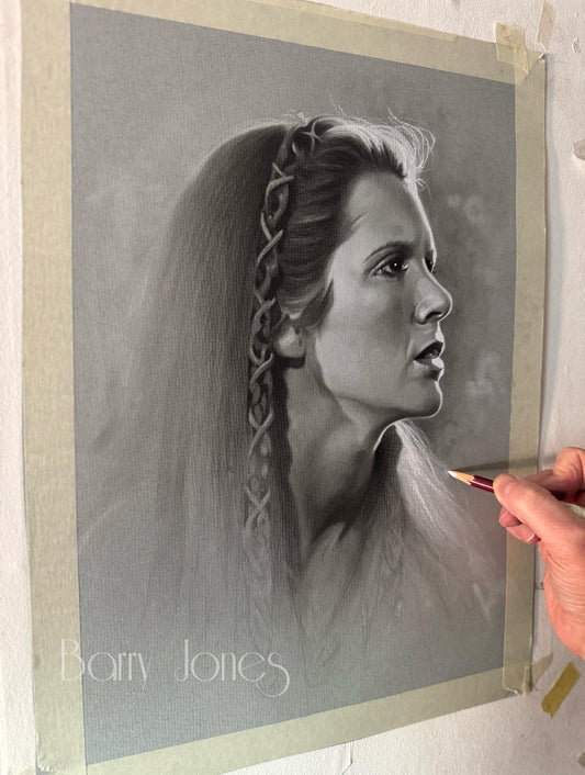 Limited print of leia taken from my original pastel drawing