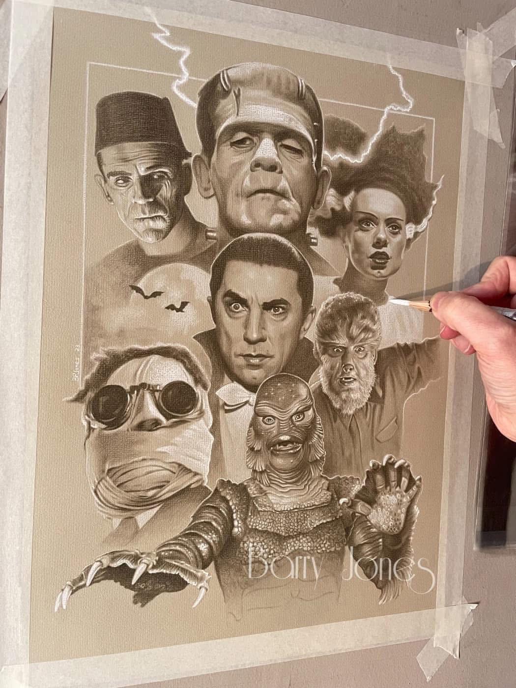 2 for £40 on Universal Monsters limited prints!