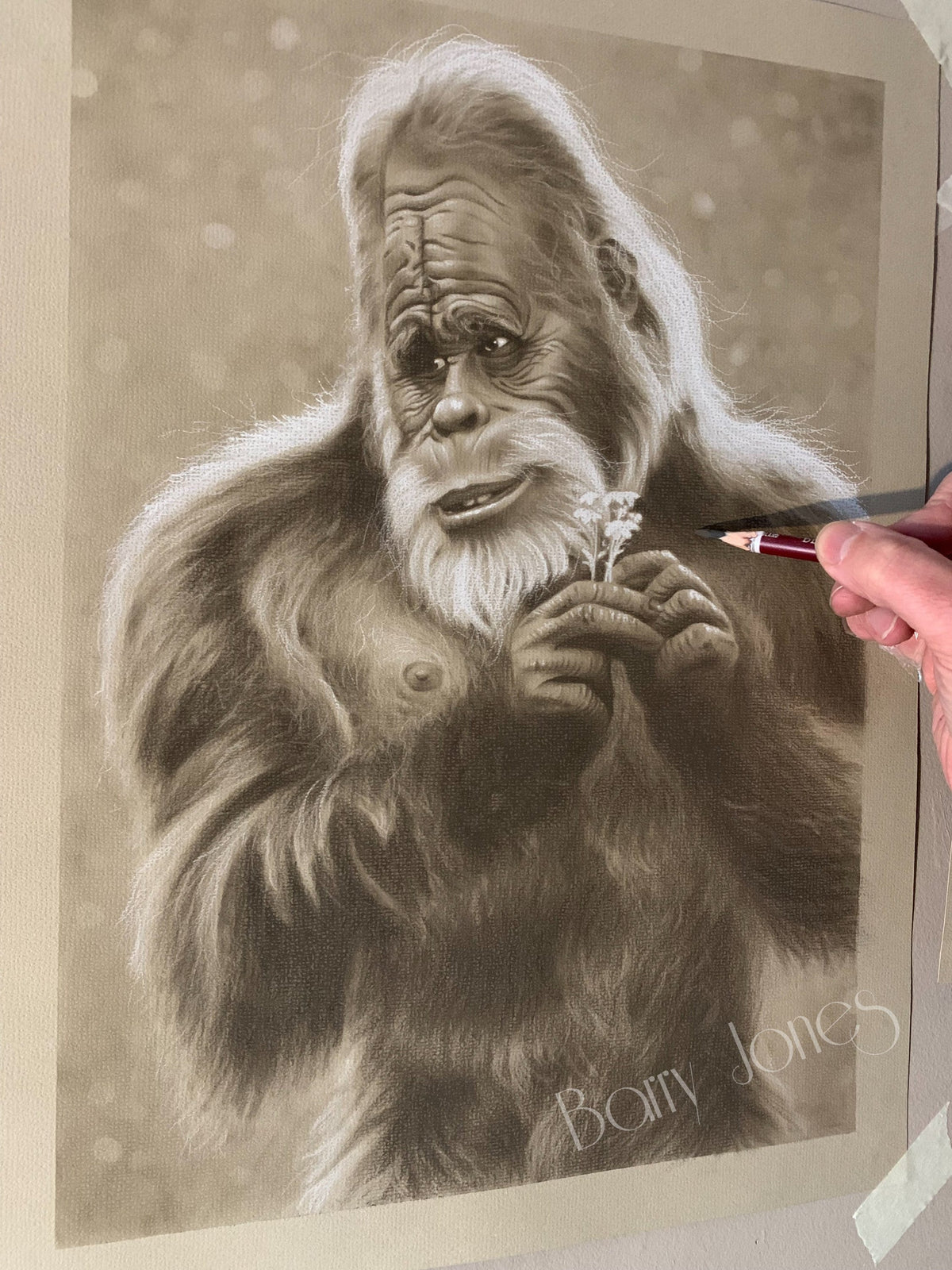 Limited print taken from my original pastel drawing of Harry and the Henderson’s Bigfoot