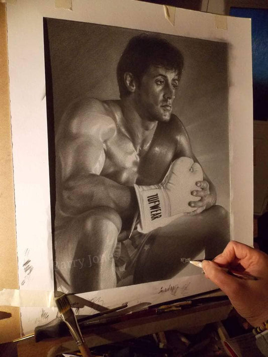 Rocky Sylvester stallone limited print