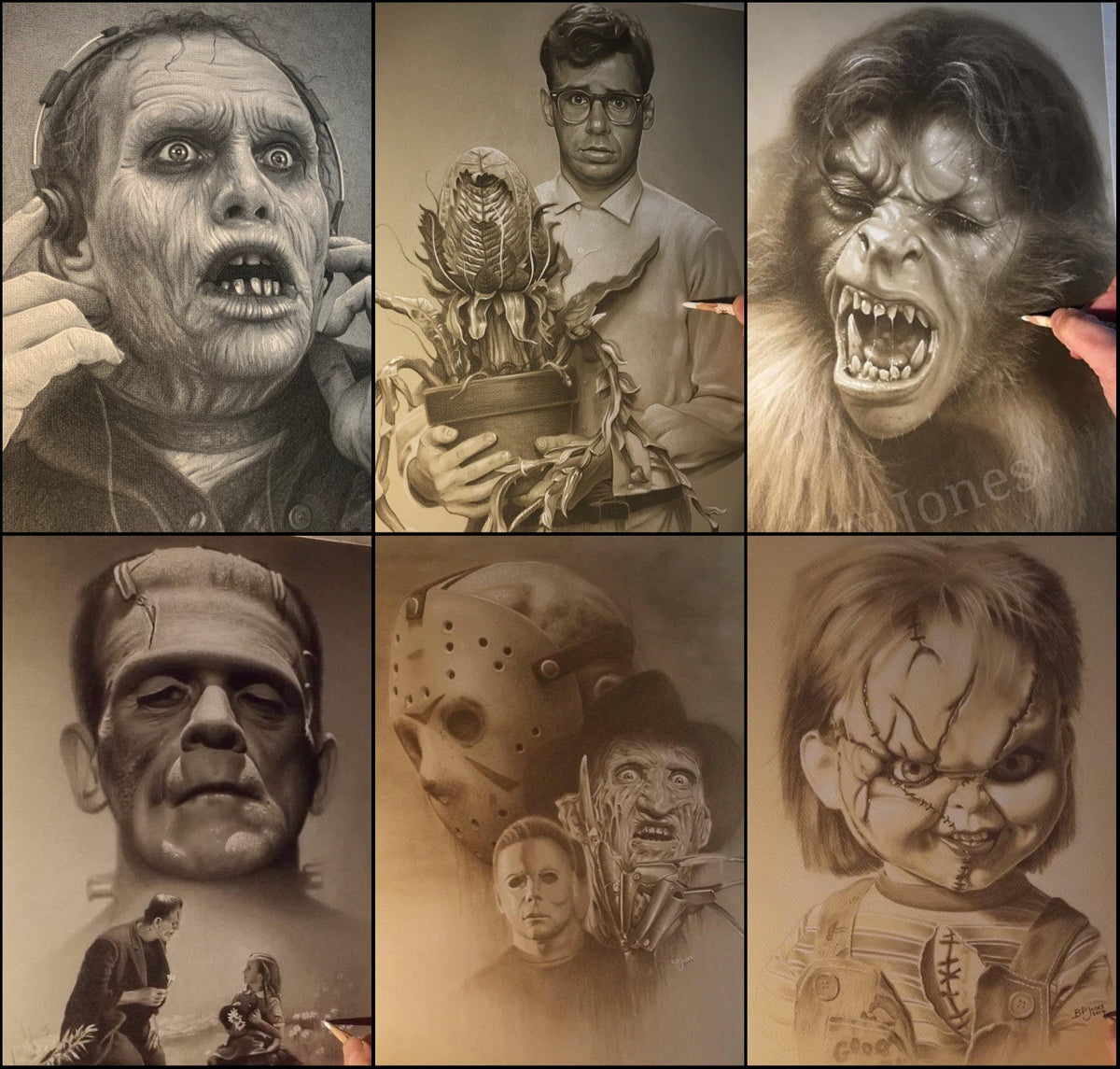 Any 3 Horror prints for £60...Halloween Special