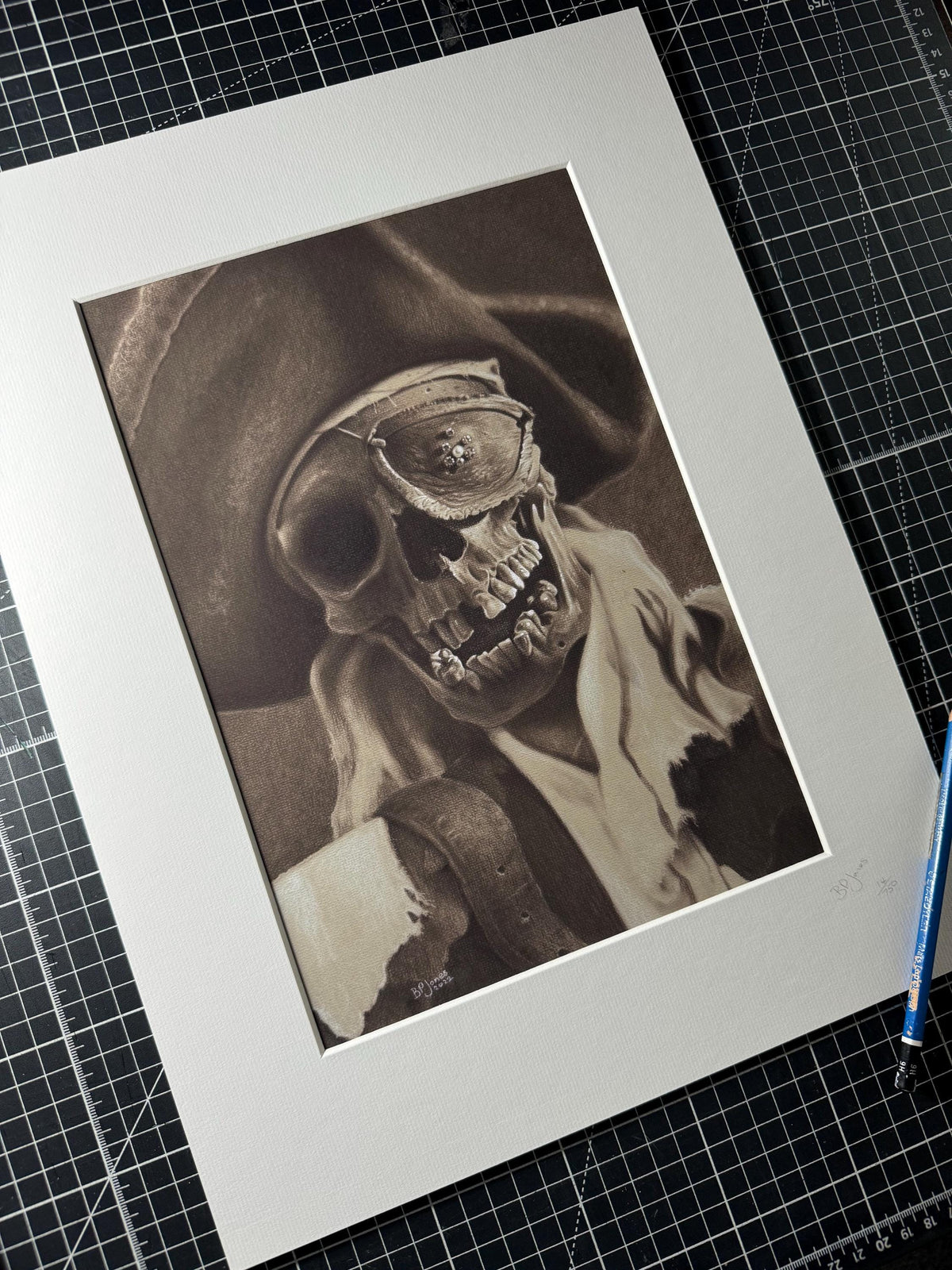Limited print taken from my original pastel drawing of goonies one eyed Willy