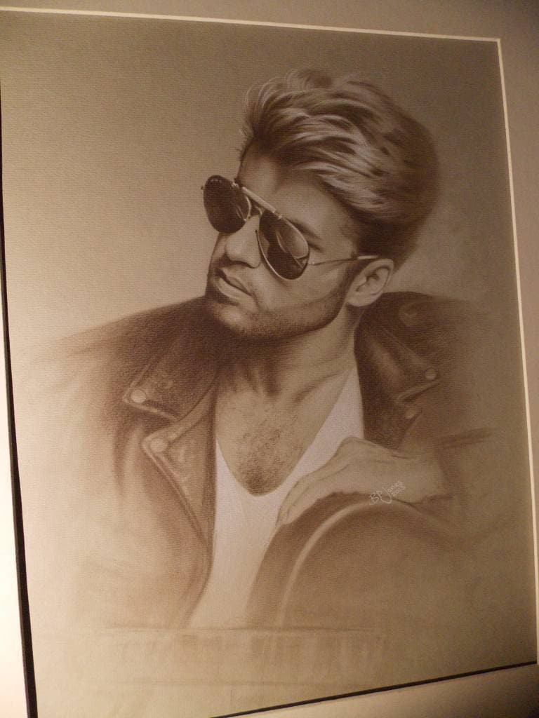 George Michael limited print