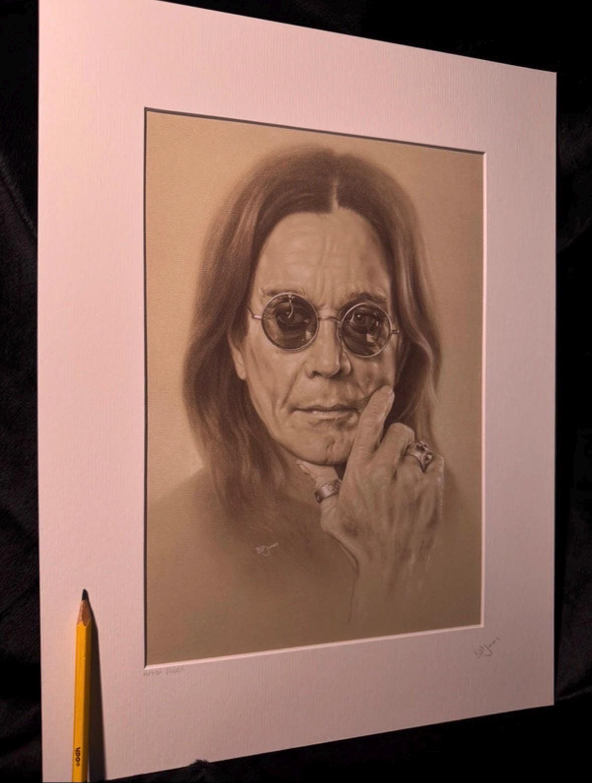 Limited print of my pastel drawing of Oz