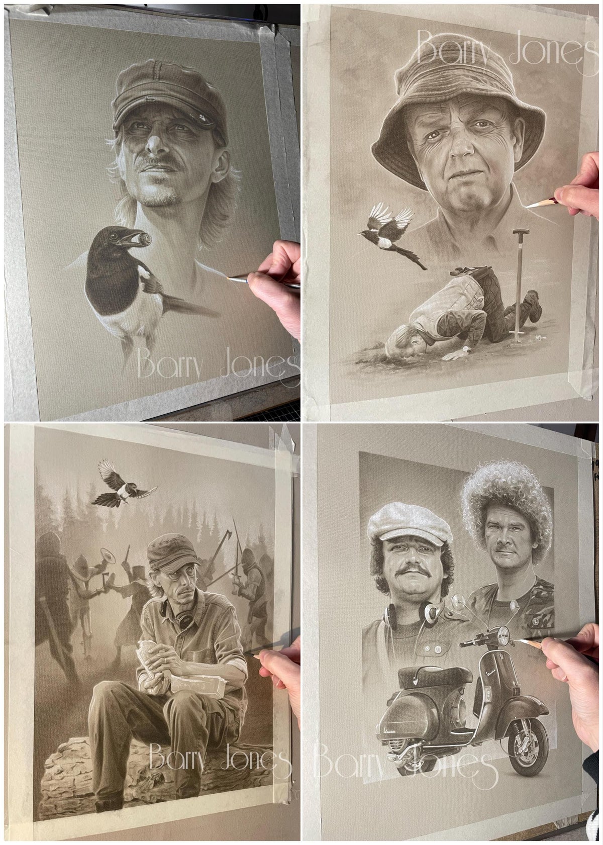 Buy any 2 for £40. The Detectorists limited prints