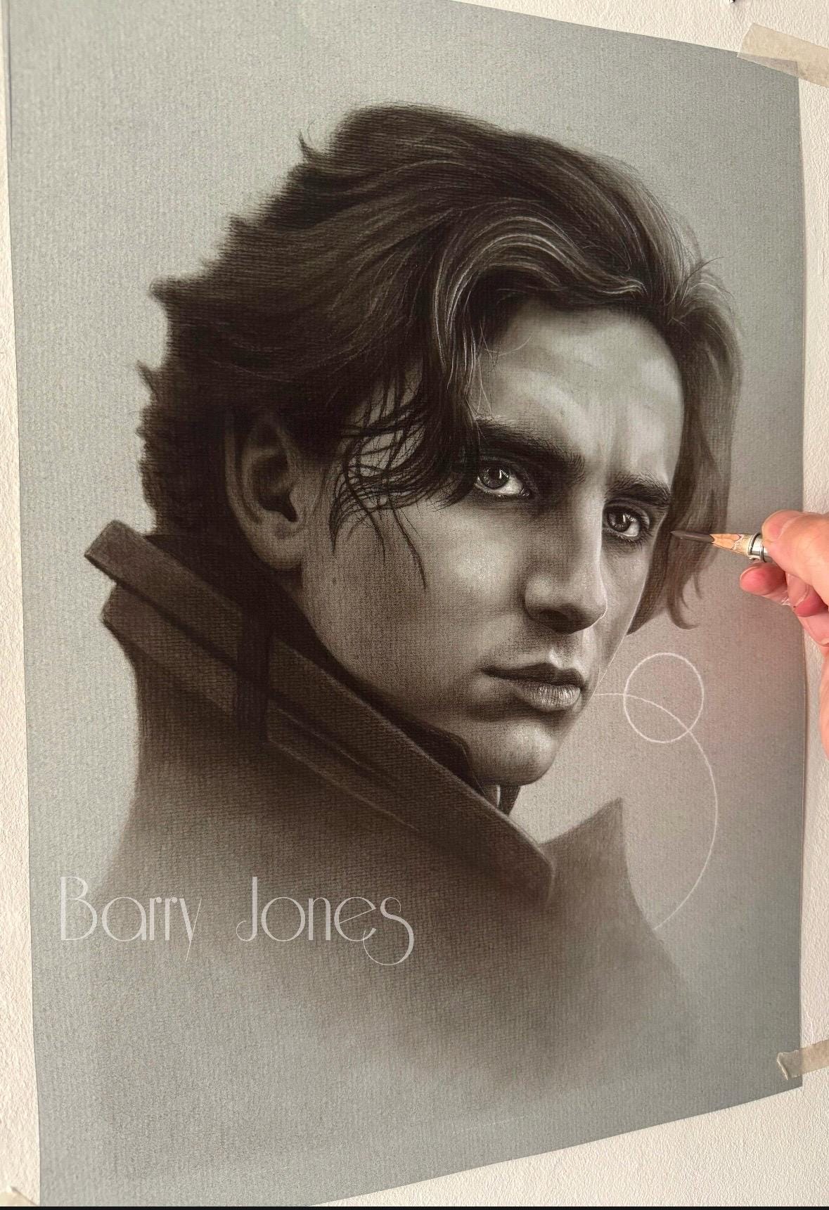 Limited print of Paul Atreides from Dune taken from my original drawing
