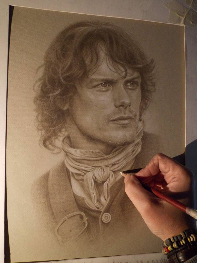Jamie Fraser Outlander limited print
