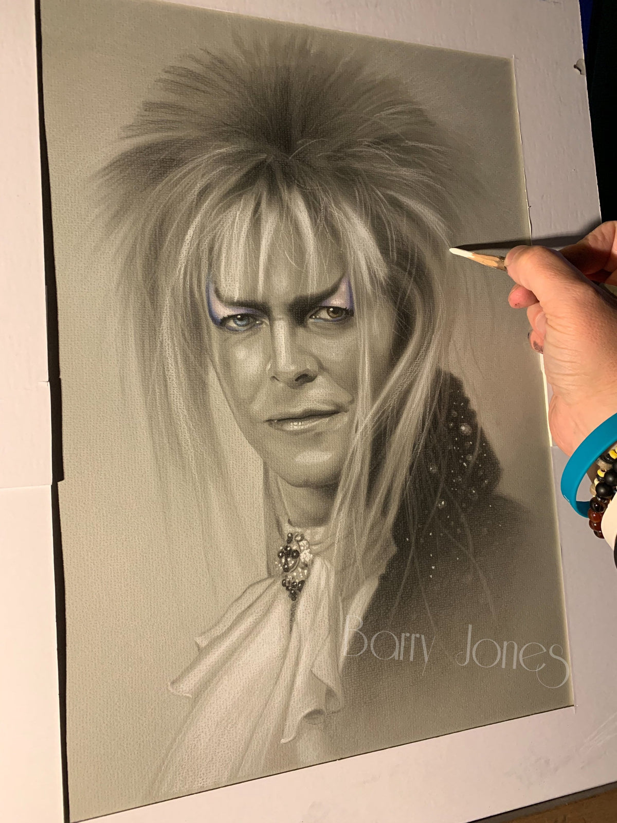 Limited print of my drawing of jareth from labyrinth