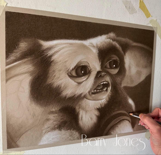 Limited print of a furry creature taken from my pastel drawing