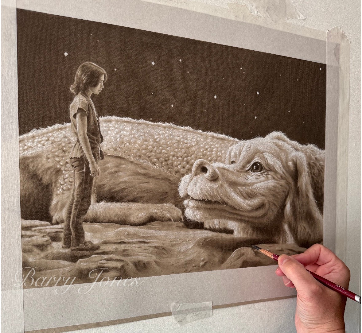 The Neverending Story Atreyu & Falkor
