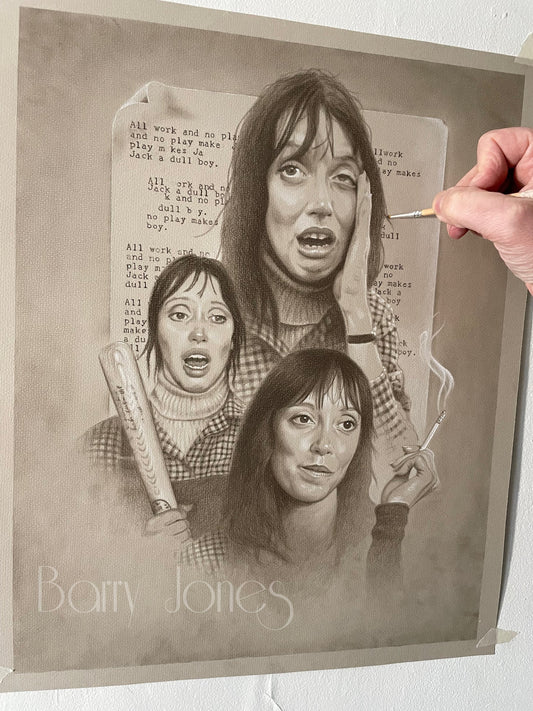 Wendy from  the shinning limited print taken from my original pastel drawing