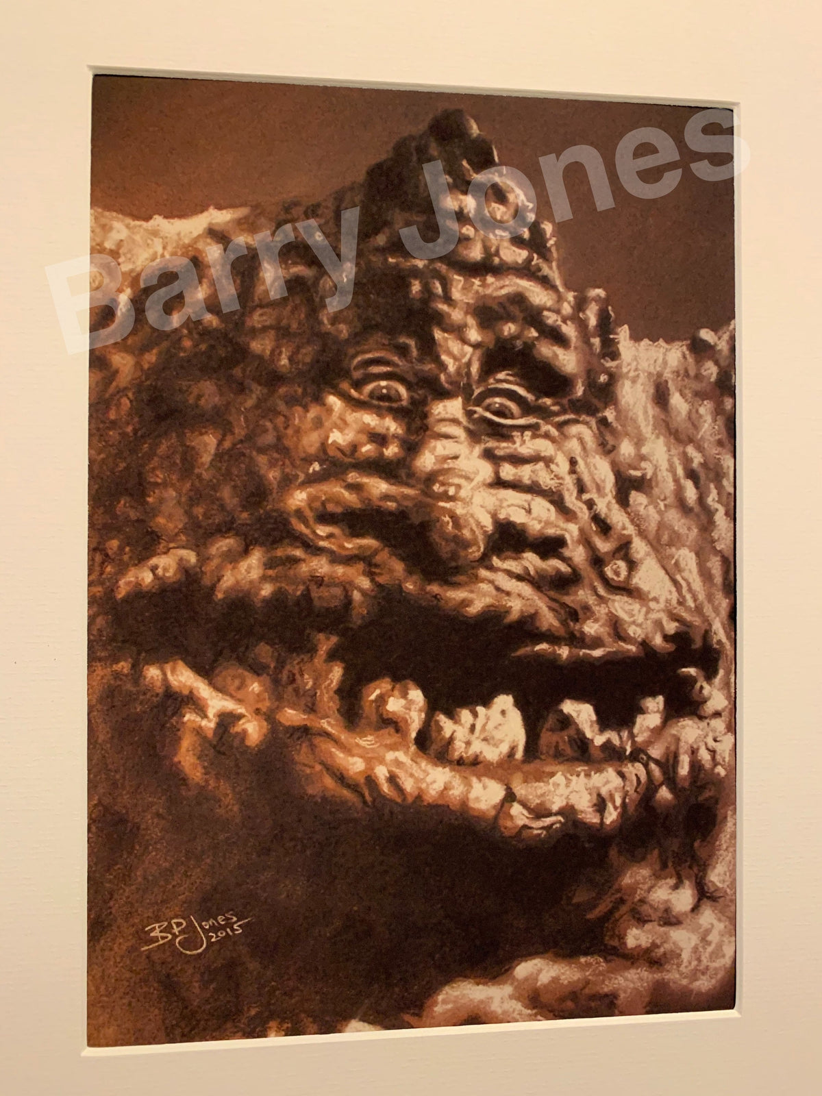 Limited print taken from my pastel drawing of rock biter from never ending story