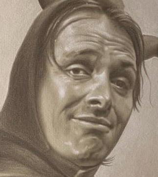 Two limited prints taken from my original pastel drawing of Rik and Ade from bottom