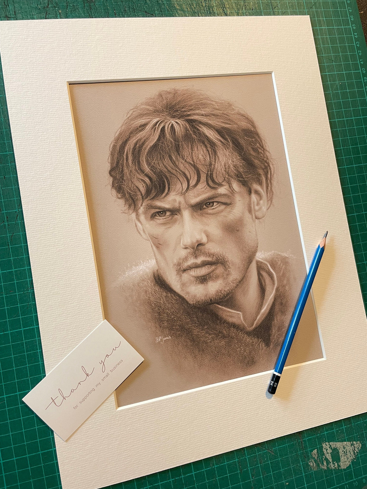 Jamie Fraser Outlander limited print