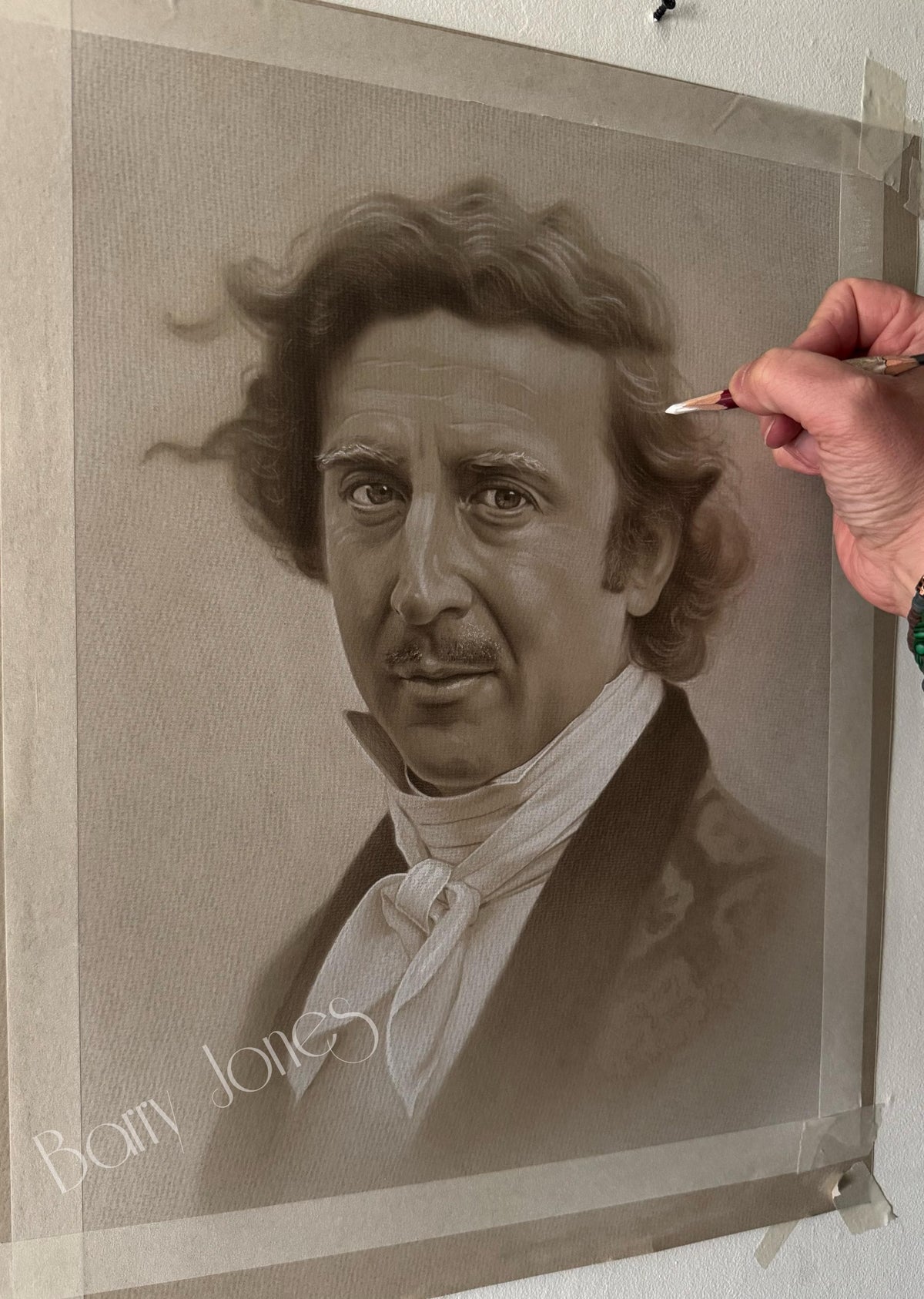 Limited print taken from my original pastel drawing of Gene Wilder from young Frankenstein
