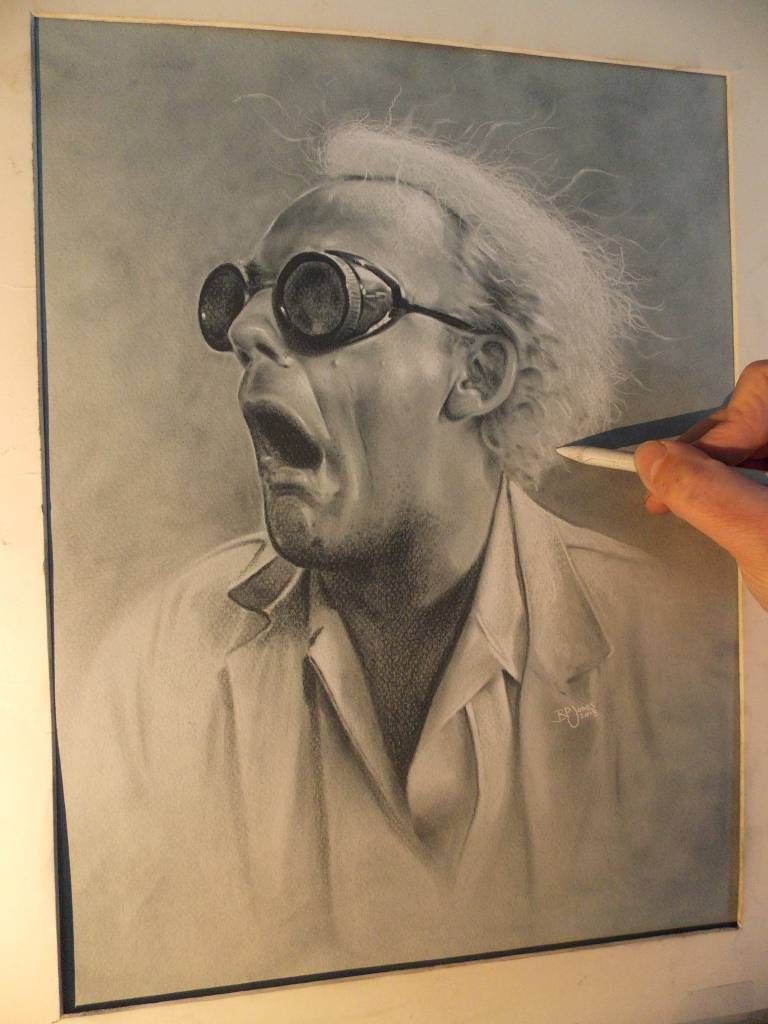 Limited print of my doc drawing from back to the future