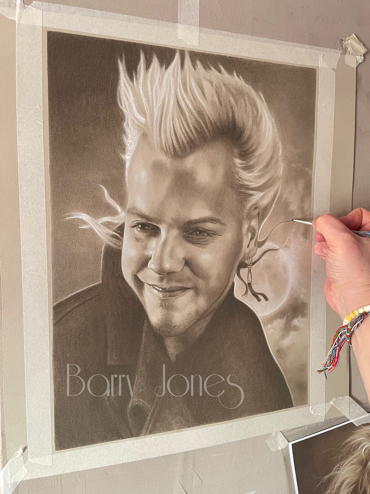 Limited print of my pastel drawing of david from the lost boys