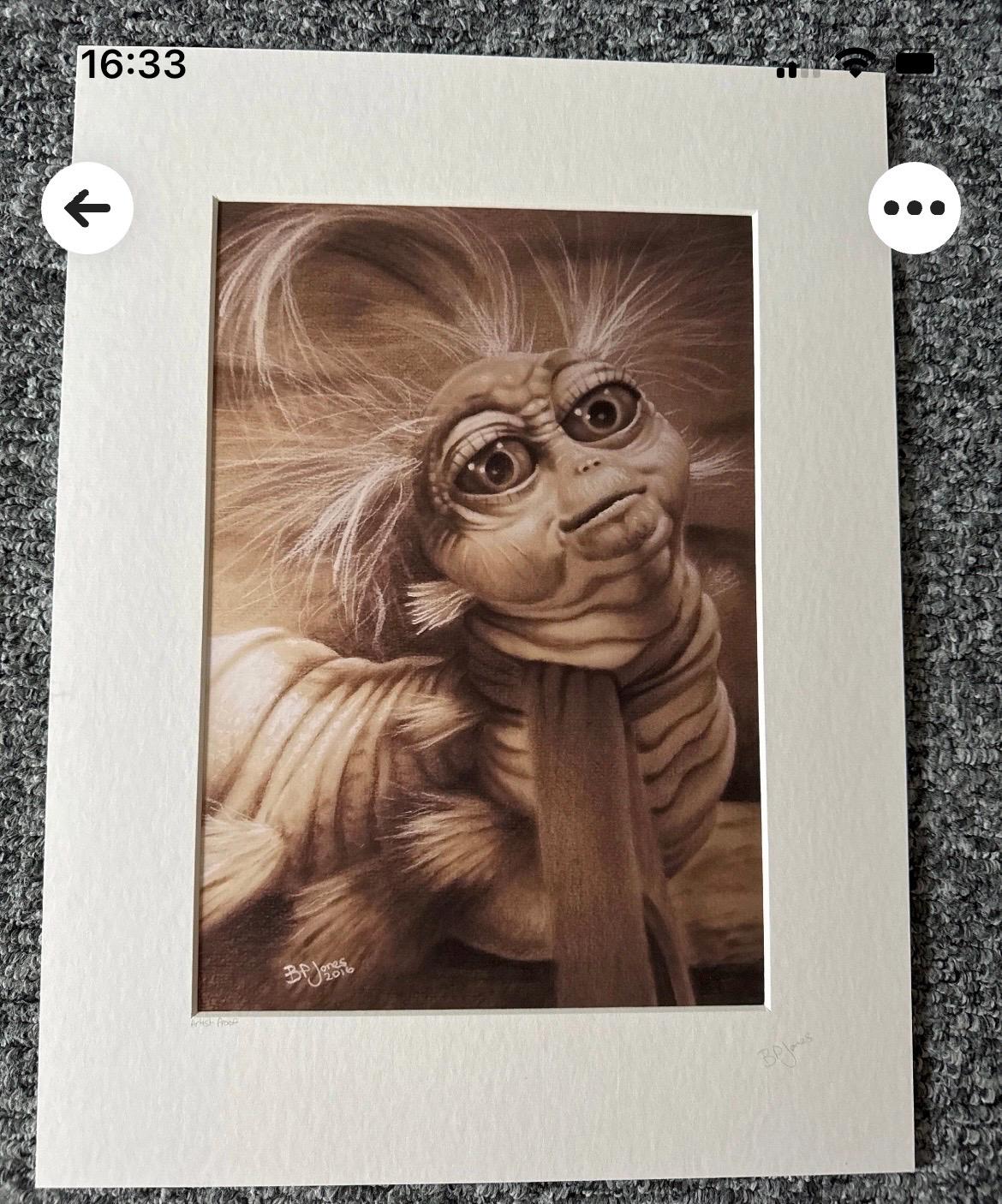 Labyrinth worm limited print