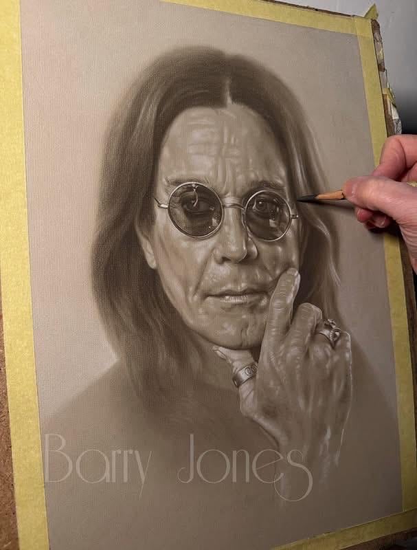 Limited print of my pastel drawing of Oz