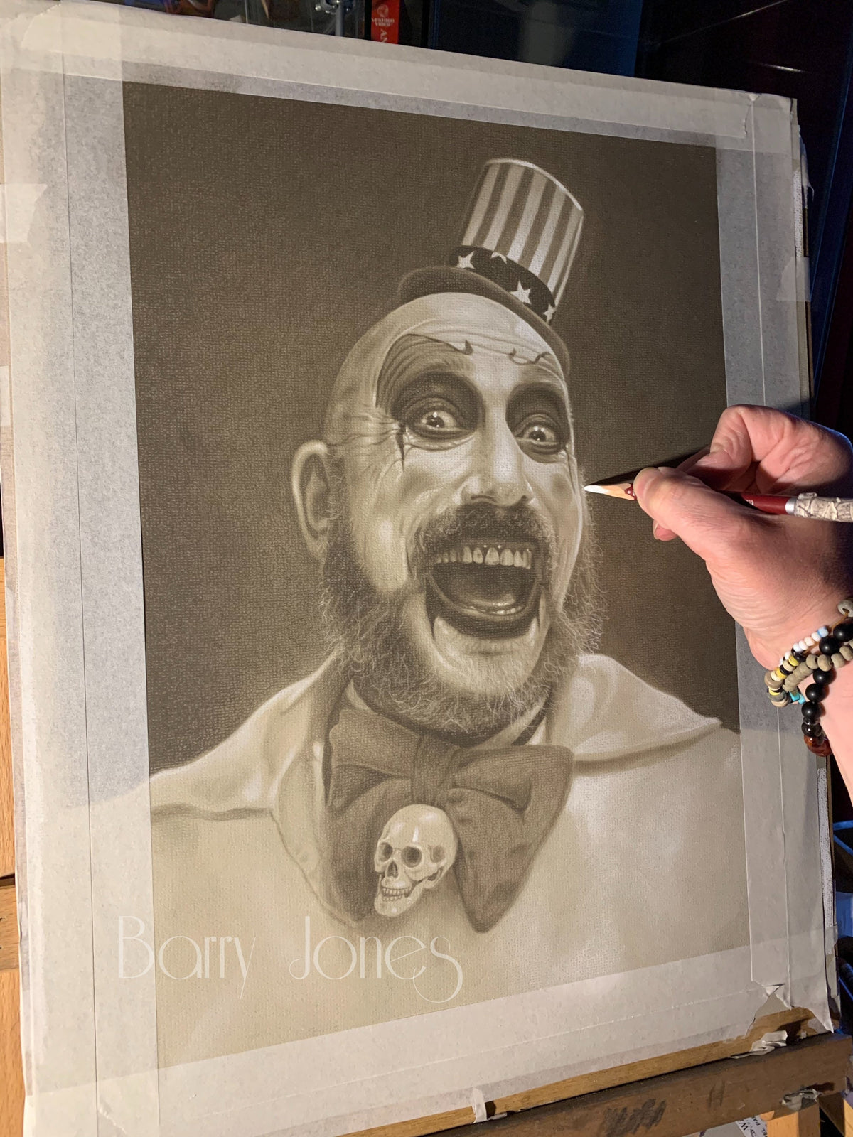 Limited print taken from my original pastel drawing of captain Spaulding