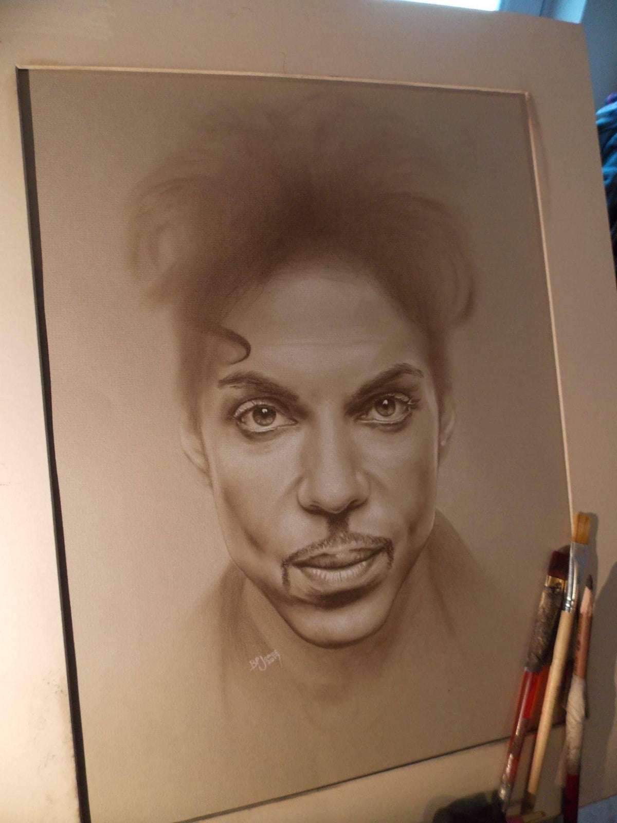 Limited print taken from my original pastel drawing of Prince