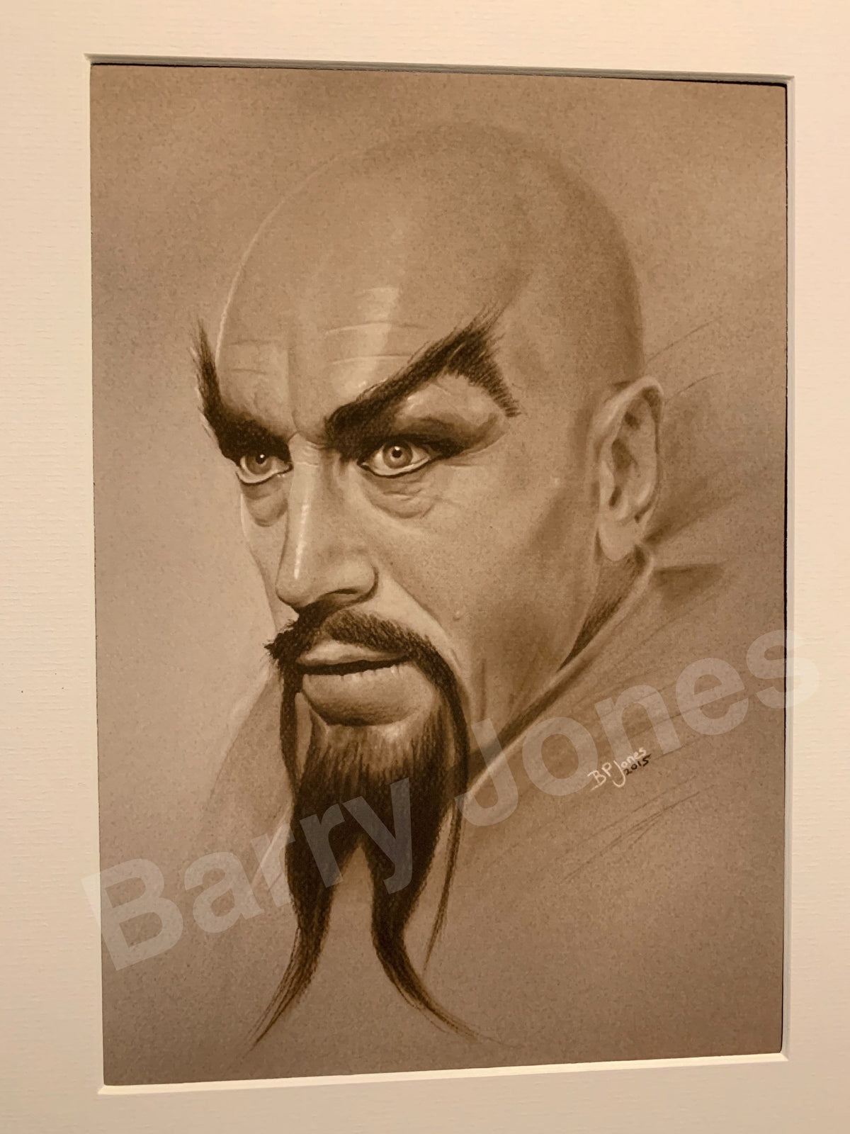 Limited print taken from my pastel drawing of Ming the merciless flash gordon