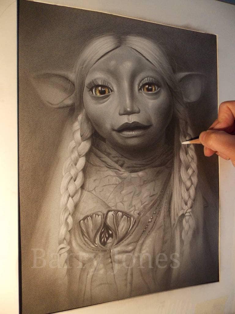 Limited print of my pastel drawing of Brea from the dark crystal age of resistance