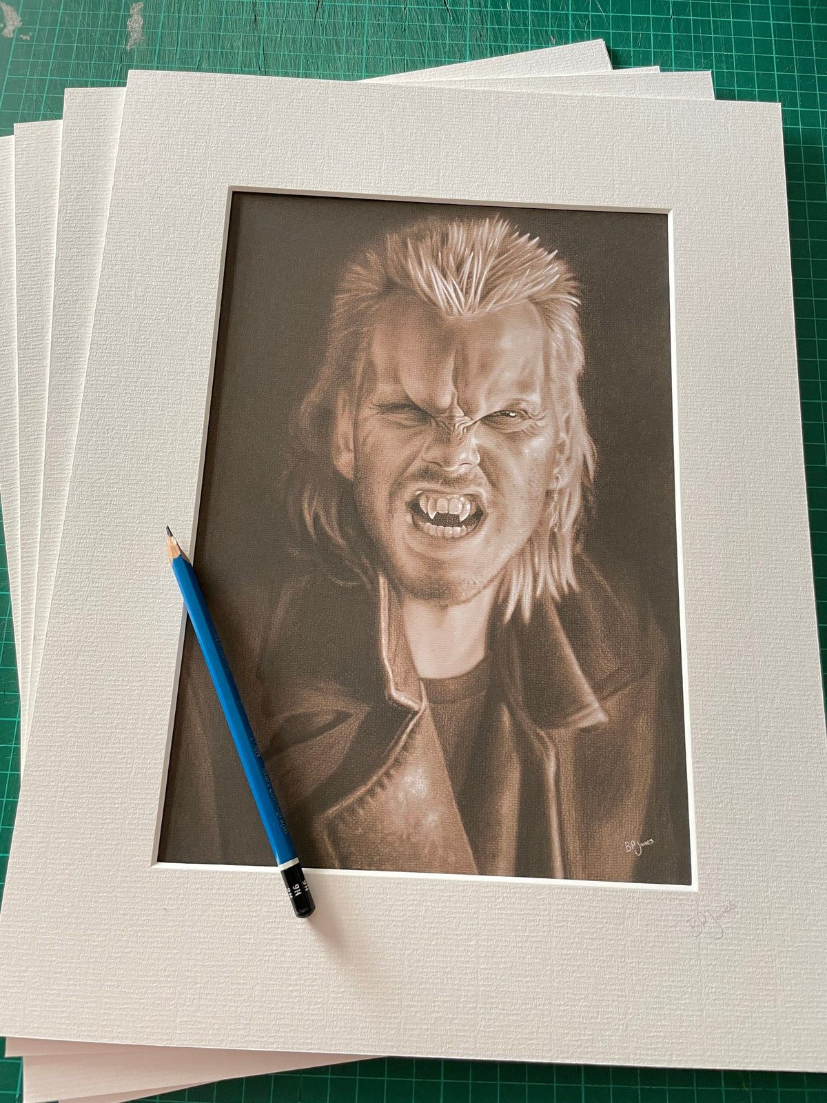 Limited print taken from my original pastel drawing of David from the lost boys