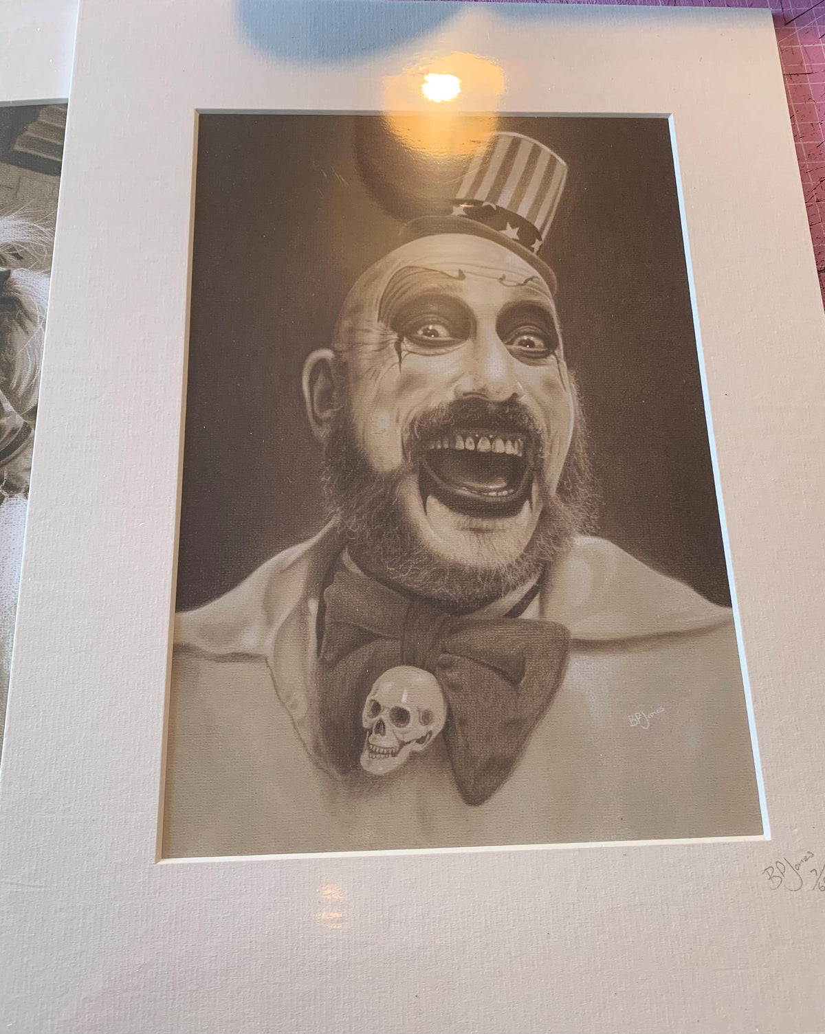 Limited print taken from my original pastel drawing of captain Spaulding