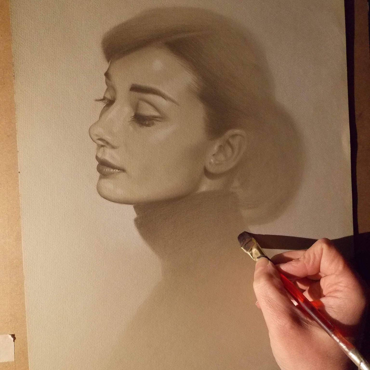 Audrey Hepburn limited print