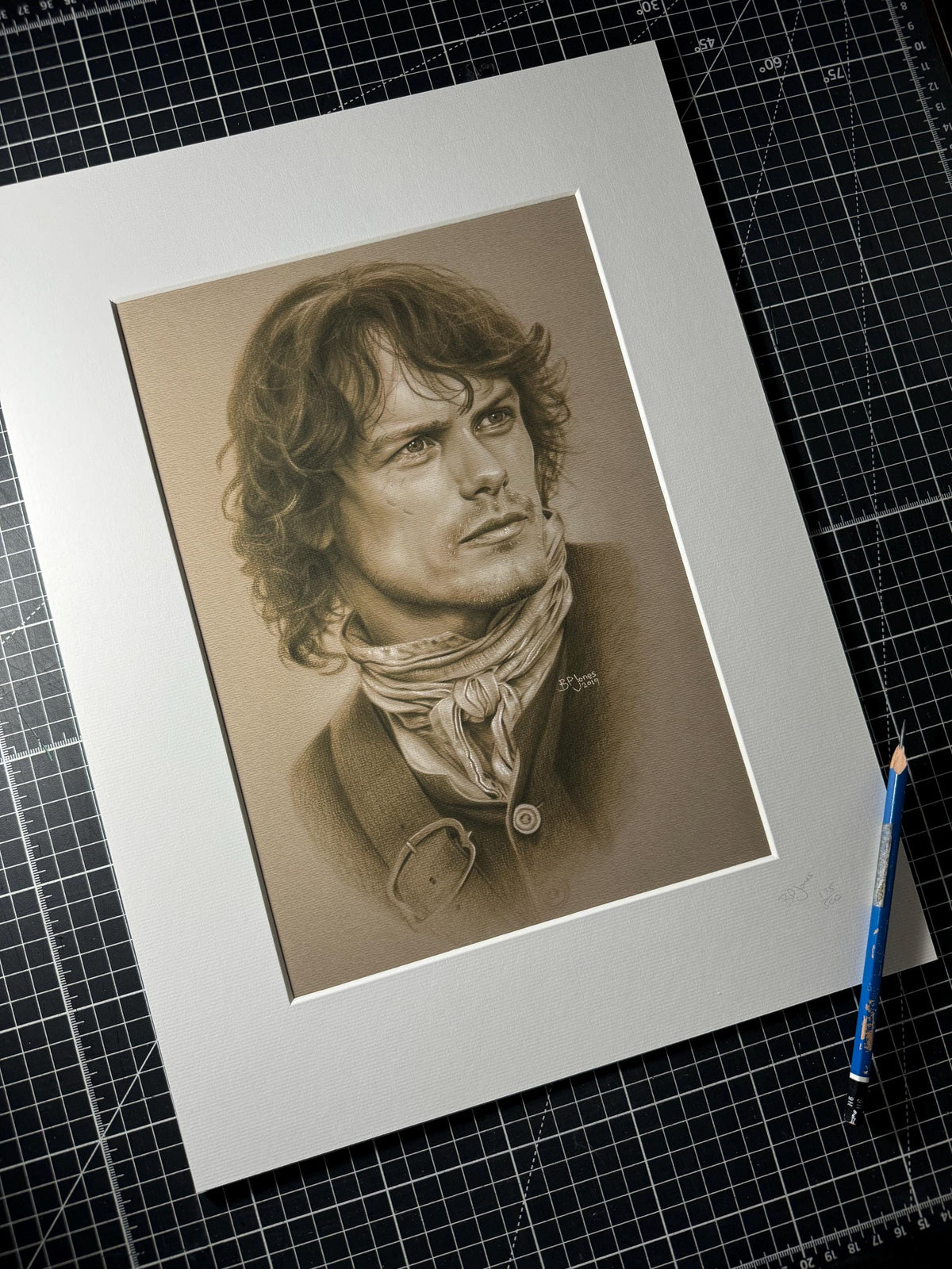 Jamie Fraser Outlander limited print