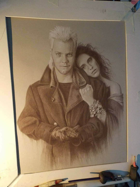 Limited print of my lost boys pastel drawing