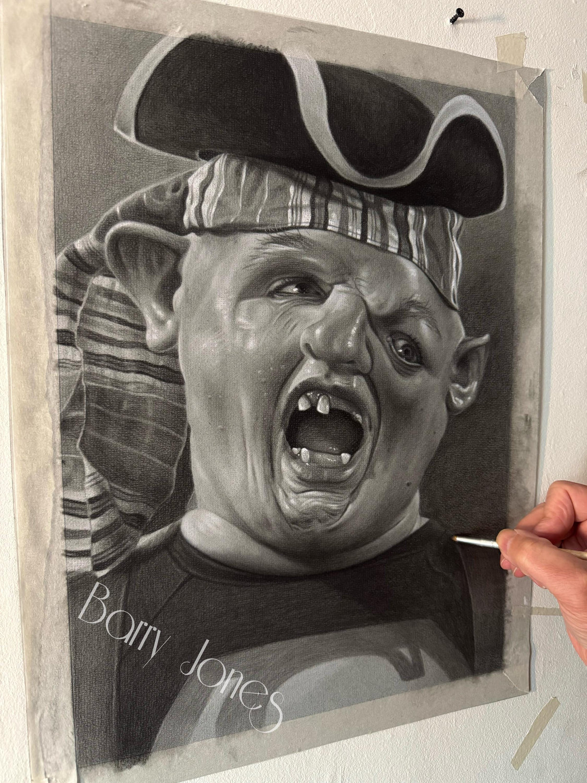 Limited print taken from my original pastel drawing of sloth from goonies